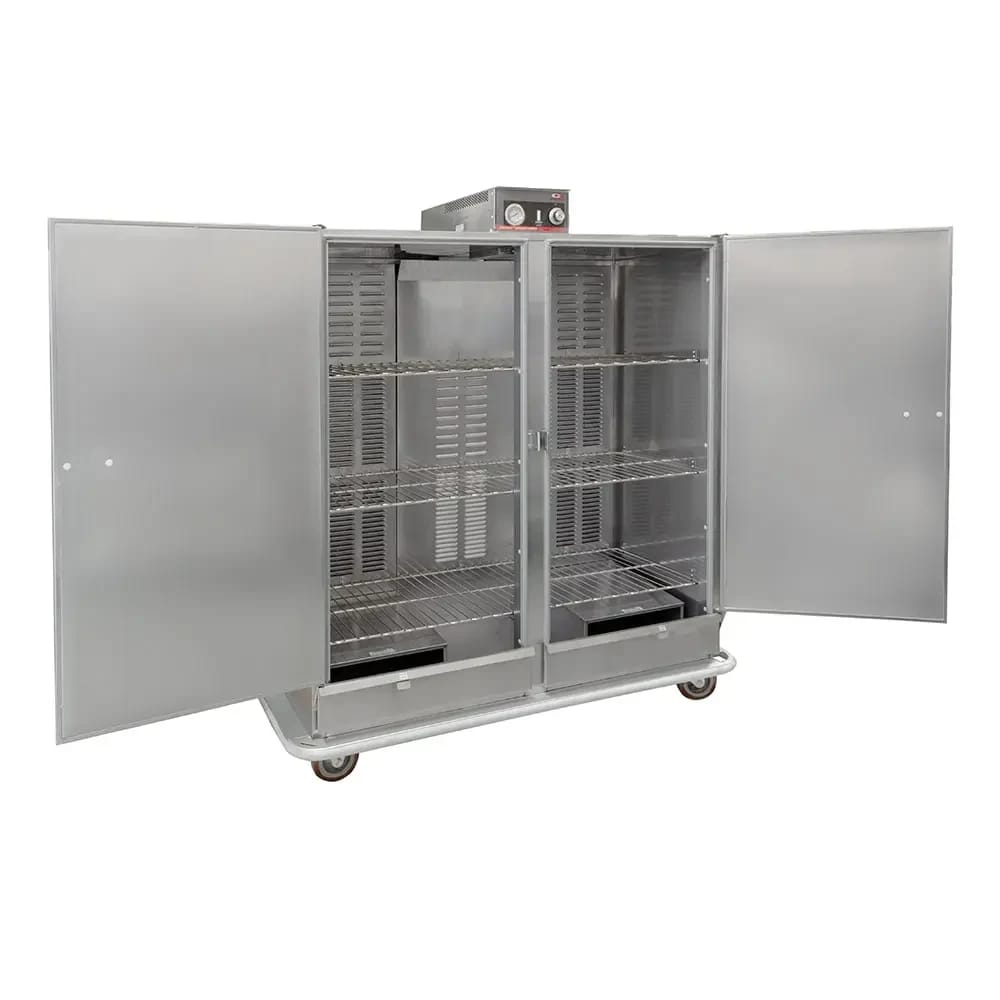 Carter-Hoffmann® EquaHeat™ Series BB1600 Freestanding Banquet Cart Electric and Canned Fuel Heating 150 Plate Capacity 2 Door — 240V, 1PH — view 3