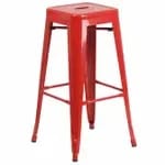 Flash Furniture CH-31320-30-GN-GG Green Galvanized Steel Bar Stool — view 5
