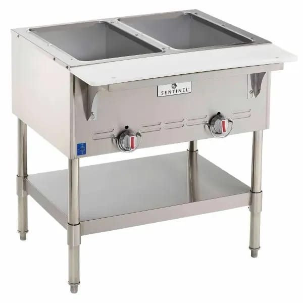 Sentinel SN-GBM-2LP 2-Well Liquid Propane Hot Food Steam Table 30-1/2"W — view 1