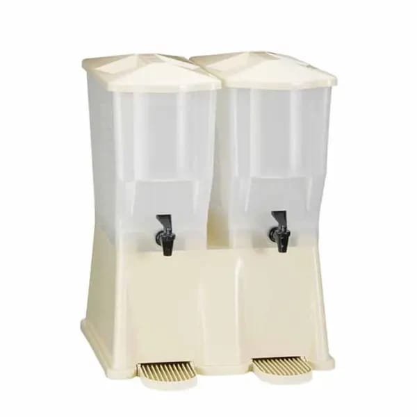 Tablecraft TW33DP Double 3-Gallon Slimline Cold Beverage Dispenser — view 1