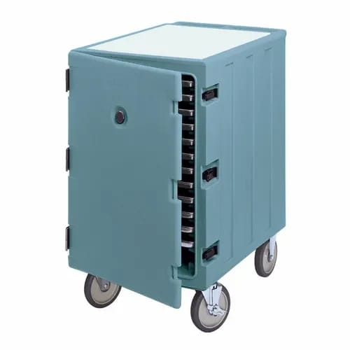 Cambro Camcart 1826LTC401 Insulated Slate Blue Front Loader Food Carrier — view 1