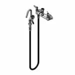 T&S B-0597-EE 8" Wall Mount Pot and Kettle Filler Faucet with 18" Double-Jointed Swing Nozzle — view 3