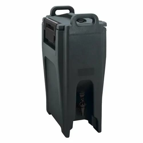 Cambro Camtainer UC500110 5-1/4 Gallon Insulated Black Beverage Dispenser — view 1