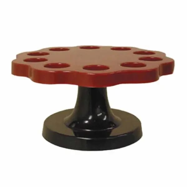 Thunder Group 53 Plastic Sushi Hand Roll Rack with 10 Cavities — view 1