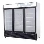 Kelvinator KCHGM72R 72 cu. ft. 3-Door Door Refrigerator Merchandiser 81"W — view 3
