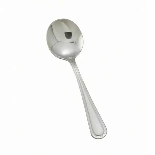 Winco 0030-04 Shangarila Bouillon Soup Spoons Extra Heavy Weight 18/8 | Case of 12 — view 1