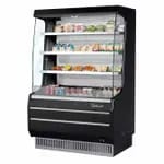 Turbo-Air TJMR-55SDB-N Black 62 cu. ft. 2 Swinging Door Refrigerator Merchandiser 65-1/8"W — view 6