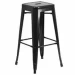 Flash Furniture CH-31320-30-GN-GG Green Galvanized Steel Bar Stool — view 4