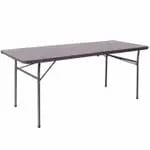 Flash Furniture XU-CT-DOLLY-GG Black Folding Chair and Table Combination Dolly — view 4