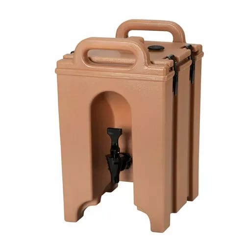 Cambro Camtainer 100LCD157 1-1/2 Gallon Insulated Coffee Beige Beverage Dispenser — view 1