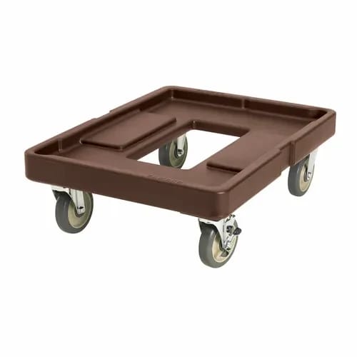 Cambro Camdolly CD400131 Open Frame Dark Brown Food Carrier Dolly — view 2