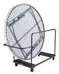 National Public Seating DY-71R Folding Table Dolly - Vertical Storage - 71"R Table — view 8