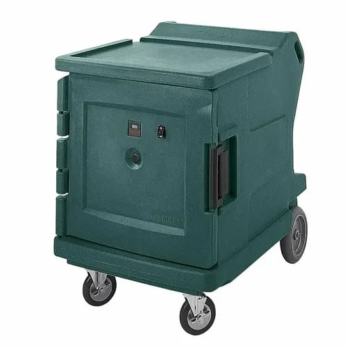 Cambro Camtherm CMBH1826LC192 Granite Green Hot Cart — view 2