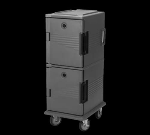 Cambro Ultra Cam Cart UPC800SP402 Insulated Brick Red Front Loader Food Carrier — view 1