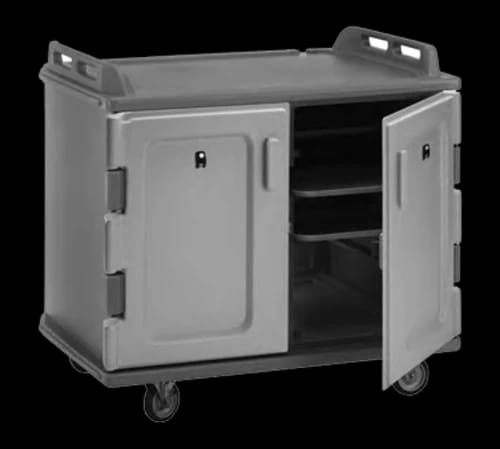 Cambro MDC1520S20615 Charcoal Gray Meal Delivery Cart — view 1