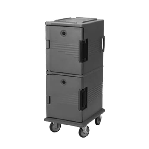 Cambro Ultra Cam Cart UPC800SP402 Insulated Brick Red Front Loader Food Carrier — view 2