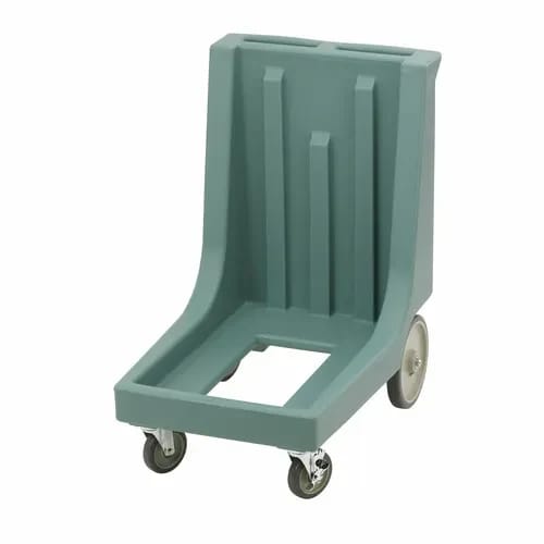 Cambro Camdolly CD100HB401 Open Frame Slate Blue Food Carrier Dolly With Handle — view 2