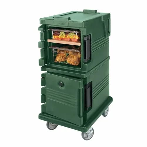 Cambro Ultra Cam Cart UPC600519 Insulated Green Front Loader Food Carrier — view 1