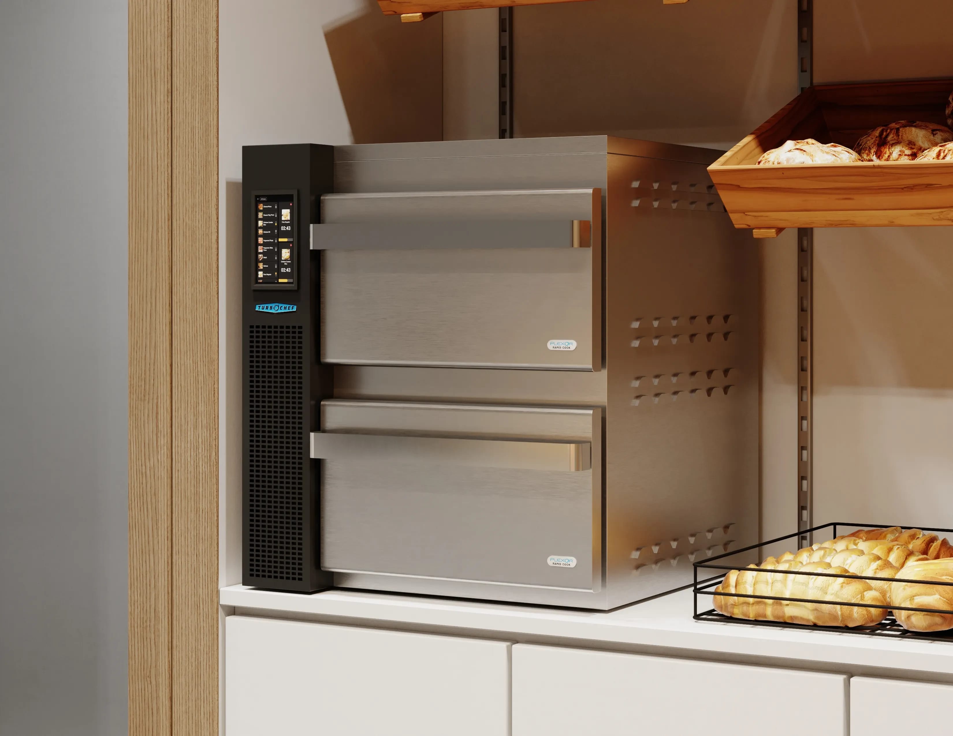 TurboChef™ PLEXOR M2 Countertop High Speed Oven Ventless Microwave Assisted Cooking 2 Ovens — 208/240V, 1PH — view 7