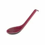 Thunder Group 7200BK Classic Black 5/8 oz. Melamine Soup Spoon | Case of 60 — view 3
