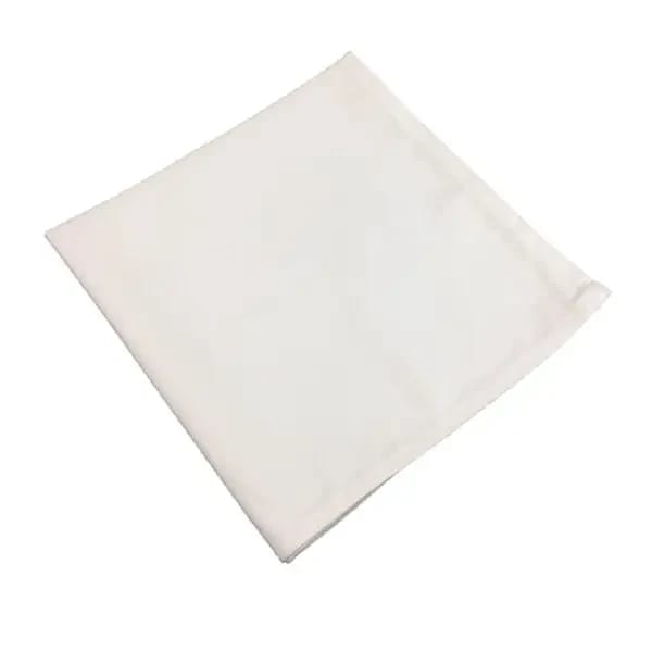 Monarch P-NAP-W-SPUN 20" x 20" White Hemmed Napkin | Pack of 25 — view 2