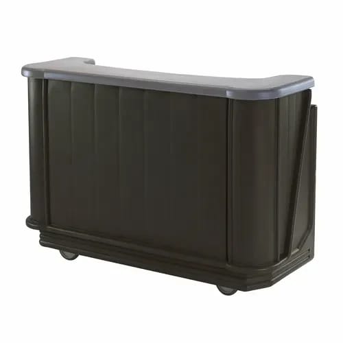 Cambro Cambar BAR650PMT420 Granite Gray Portable Bar 7-Bottle Speed Rail 5-Button Soda Gun Portable Bar 67-1/2"W X 28-1/2"D X 47-1/2"H — view 2