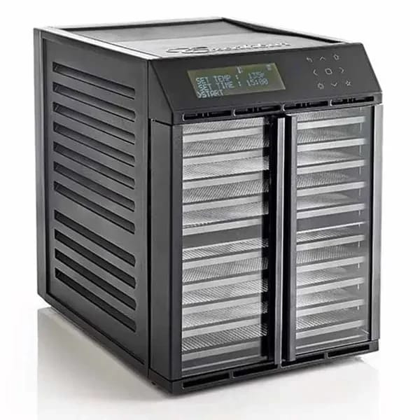 Excalibur RES10 10-Tray Dual Temperature Food Dehydrator with Digital Controls and Clear Doors — view 2