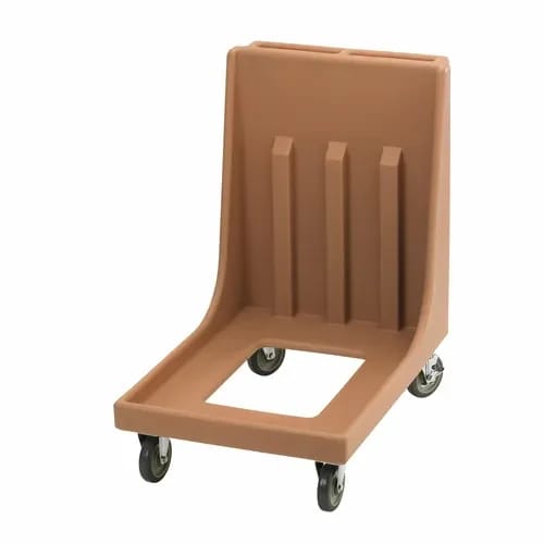 Cambro Camdolly CD1826MTC157 Open Frame Coffee Beige Food Carrier Dolly With Handle — view 1
