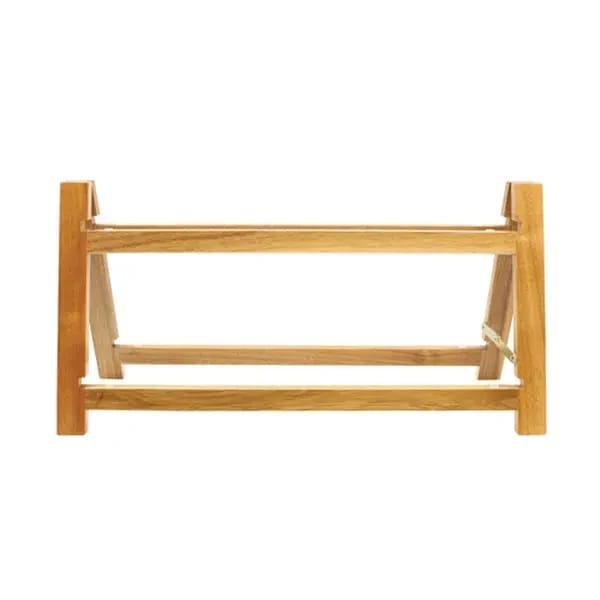 Tablecraft RMG1ACA Frostone Acacia Wood 2-Tier Riser Frame 15" x 8" x 11-1/2" — view 1