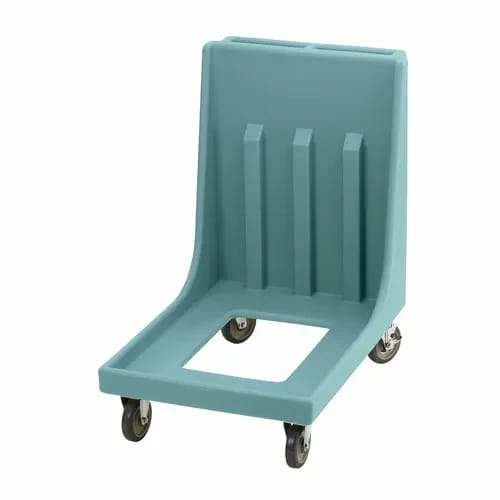 Cambro Camdolly CD1826MTC401 Open Frame Slate Blue Food Carrier Dolly With Handle — view 2