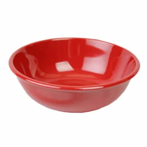 Thunder Group CR5807PR Pure Red 32 oz. Melamine Salad Bowl | Case of 12 — view 2