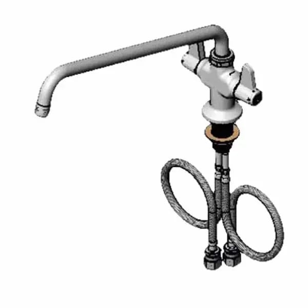 T&S 5F-2SLX18 Single Hole Deck Mount Equip Faucet — view 2