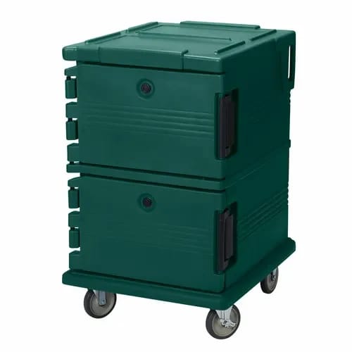 Cambro Ultra Cam Cart UPC1200519 Insulated Green Front Loader Food Carrier — view 2