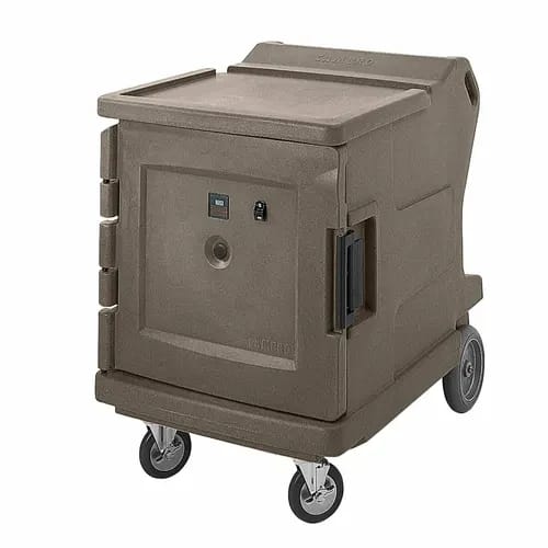 Cambro Camtherm CMBH1826LC194 Granite Sand Hot Cart — view 1