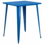 Flash Furniture CH-51040-40-RED-GG Square Bar Height Metal Red Table — view 6