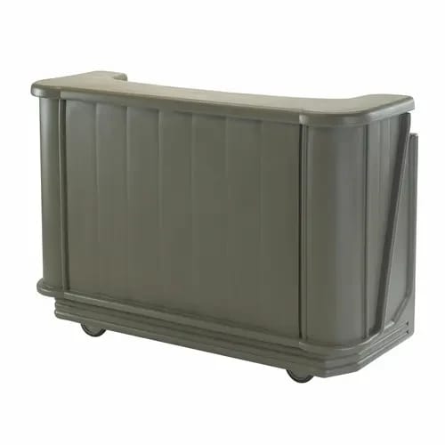 Cambro Cambar BAR650PMT194 Granite Sand Portable Bar 7-Bottle Speed Rail 5-Button Soda Gun Portable Bar 67-1/2"W X 28-1/2"D X 47-1/2"H — view 1