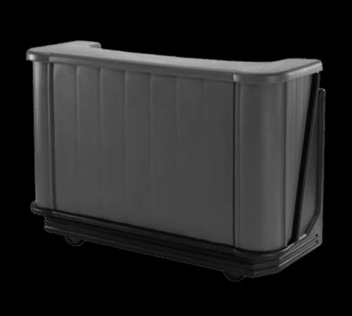 Cambro Cambar BAR650DX420 Granite Gray Portable Bar 7-Bottle Speed Rail 5-Button Soda Gun Portable Bar 67-1/2"W X 28-1/2"D X 47-1/2"H — view 1