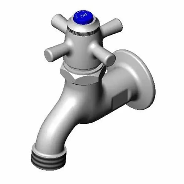 T&S B-0707 Wall Mount Single Sink Faucet — view 2