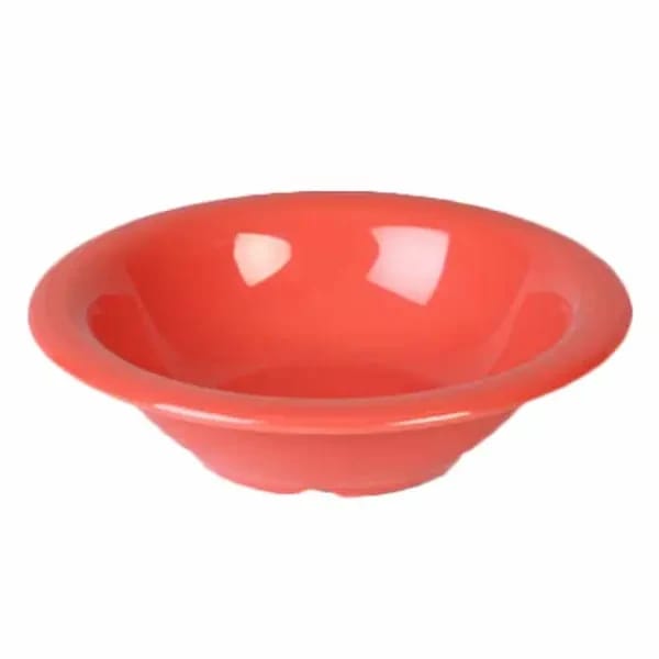 Thunder Group CR5712RD Orange 15 oz. Melamine Soup Bowl | Case of 12 — view 1