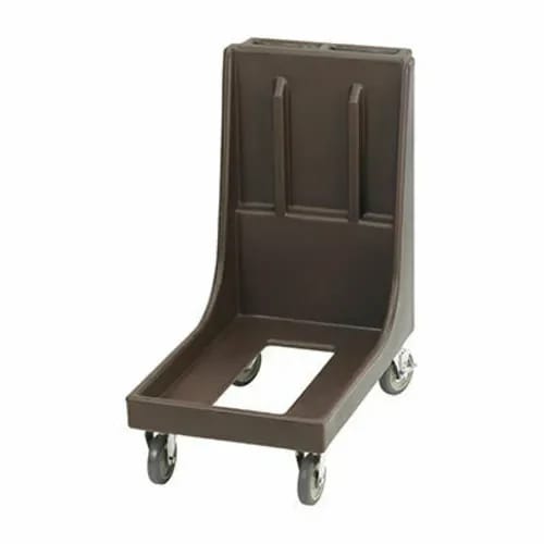 Cambro Camdolly CD100H131 Open Frame Dark Brown Food Carrier Dolly With Handle — view 1