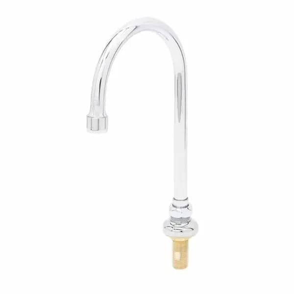 T&S B-0546-133XLF15 10-5/8" Swivel Faucet Gooseneck Spout Nozzle — view 1