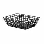 Tablecraft BC7409 Black Metal Complexity Oval Basket 9" x 6" 2-1/12" — view 4
