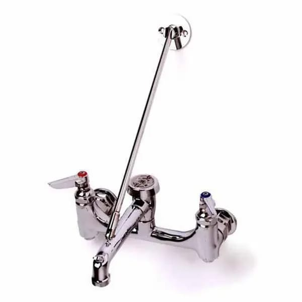 T&S B-0665-CRBSTPVR 8" Wall Mount Service Sink Faucet — view 1