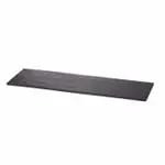 Tablecraft MG1 Frostone Black Slate Rectangular Melamine Serving Tray 20-3/4" x 12-3/4" — view 3