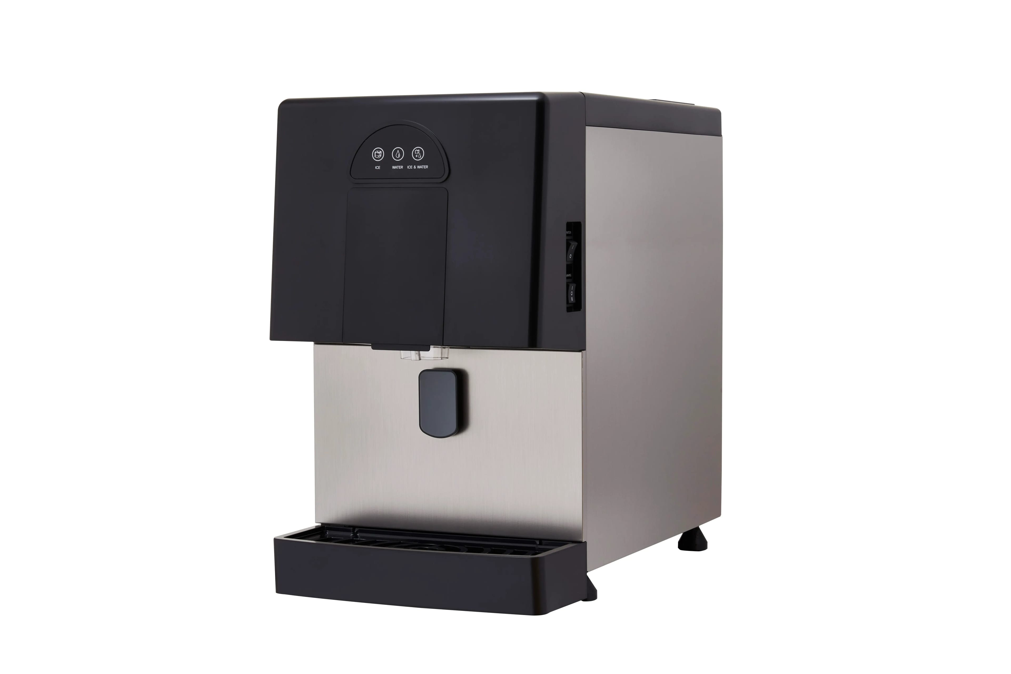 Icetro ID-0160-AN Countertop Ice and Water Dispenser 160 Pound Daily Production 5.3 Pound Storage Lever Dispense Nugget Style Ice — 115V, 1PH — view 1