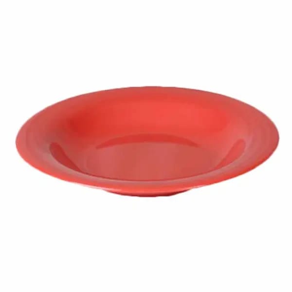 Thunder Group CR5809RD Orange 13 oz. Melamine Salad Bowl | Case of 12 — view 1