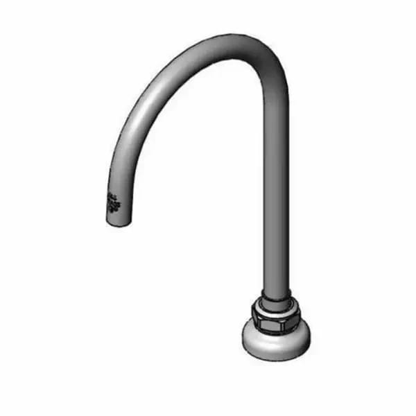 T&S B-0545-F20 9-1/16" Swivel Faucet Gooseneck Spout Nozzle — view 1