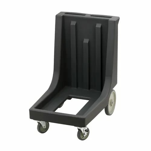 Cambro Camdolly CD100HB110 Open Frame Black Food Carrier Dolly With Handle — view 2