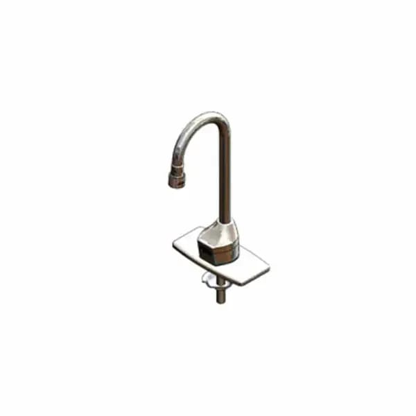 T&S EC-3100-TMV4V05 4" Deck Mount ChekPoint Electronic Hands Free Sensor Faucet — view 2