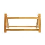 Tablecraft BBR181212 Butcher Block Riser with Black Metal Frame 18-1/2" x 12-1/2" x 11-3/4" — view 5